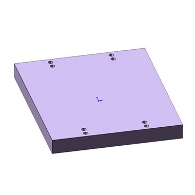 CBD 100 Hole Matching Aluminum Alloy Backing Plate