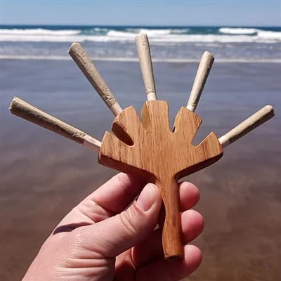 WOODEN CIGARETTE HOLDER Multi-Joint Holder